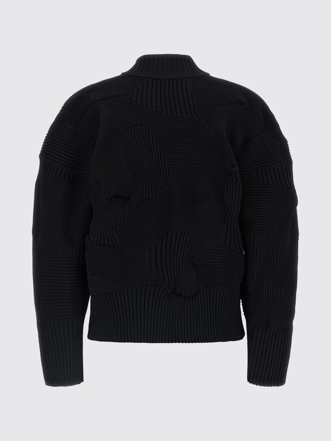 ISSEY MIYAKE SWEATER: Cardigan woman Issey Miyake, Black - Img 2