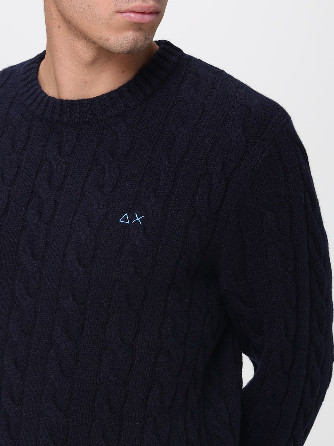 SUN68 SWEATER: Sweater men SUN68, Blue - Img 3