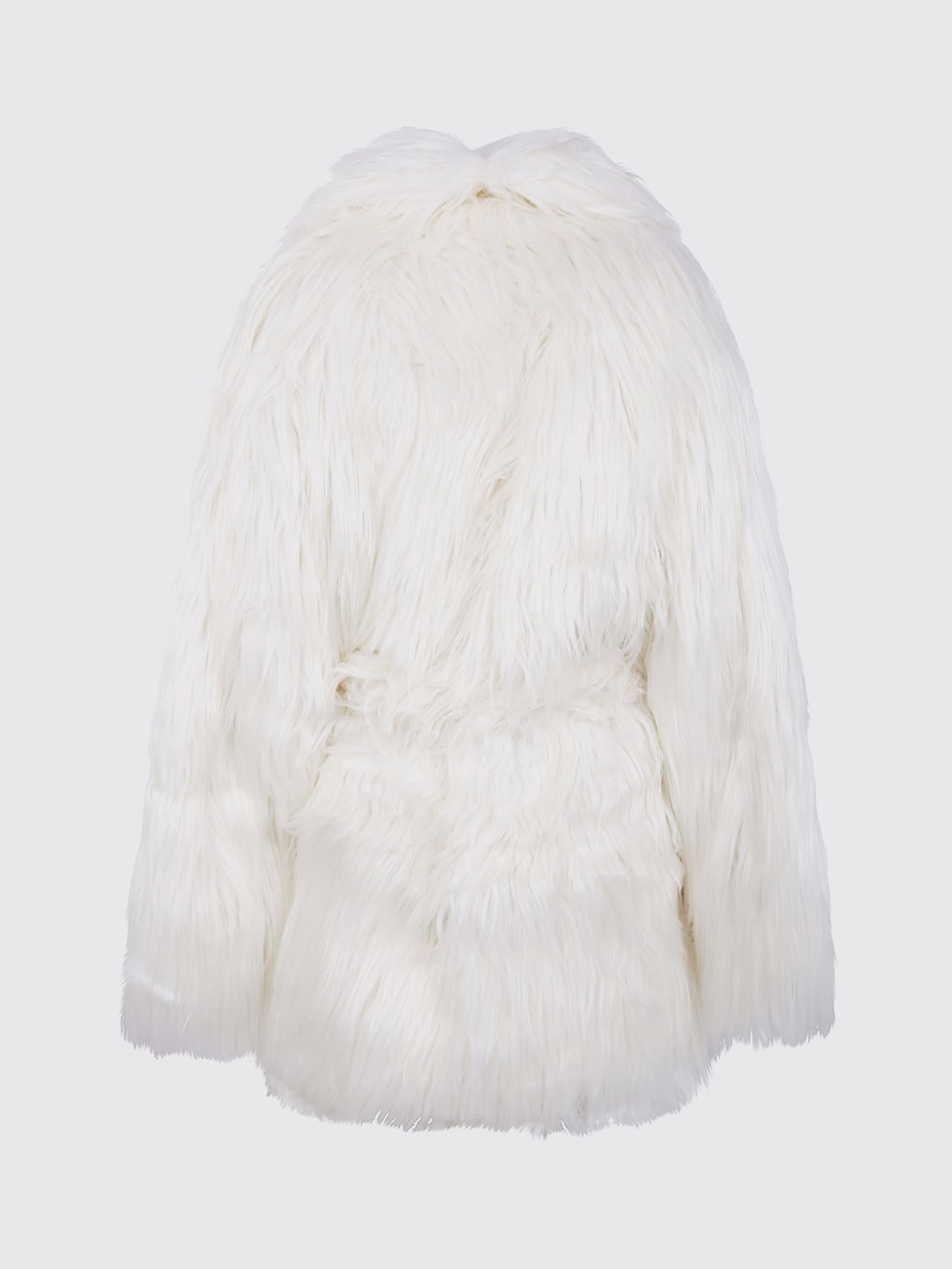 ENTIRE STUDIOS ABRIGO DE PIEL: Abrigo mujer Entire Studios, Crema - Img 2