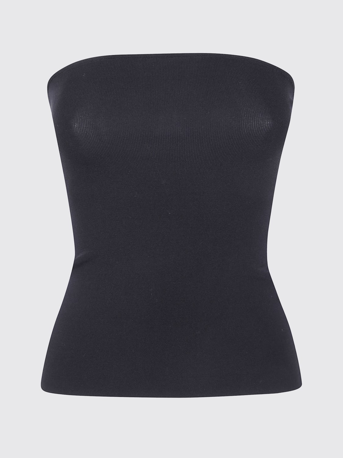 ENTIRE STUDIOS TOP: Top a fascia in misto viscosa Entire Studios, Nero - Img 1