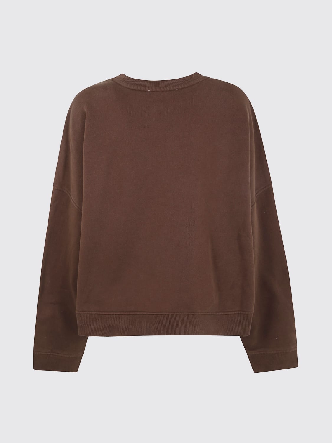 ENTIRE STUDIOS FELPA: Felpa basic Entire Studios in cotone organico , Marrone - Img 2