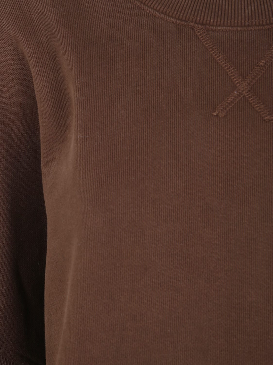 ENTIRE STUDIOS FELPA: Felpa basic Entire Studios in cotone organico , Marrone - Img 3