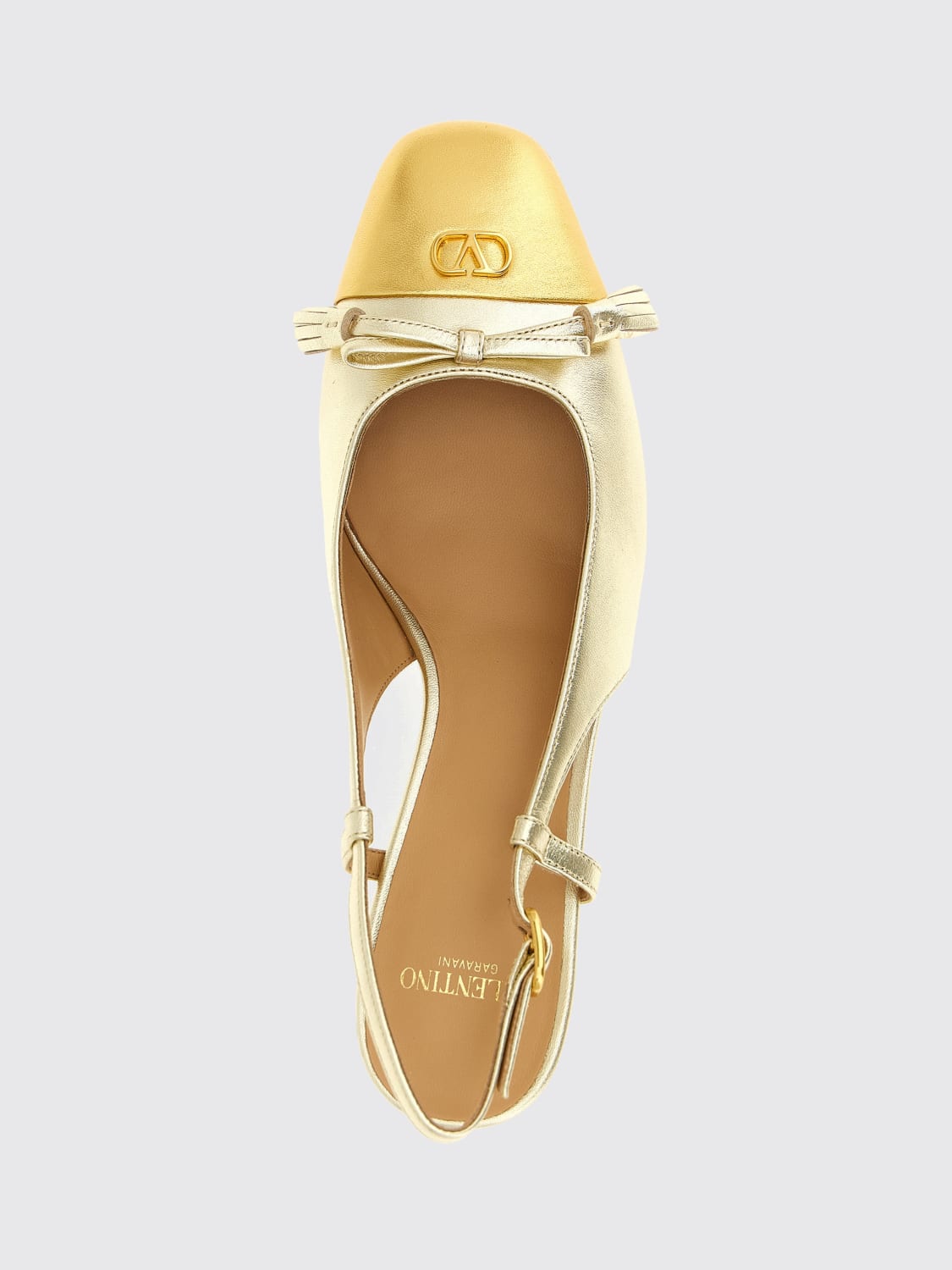 VALENTINO GARAVANI PUMP: High heel shoes woman Valentino Garavani, Gold - Img 4
