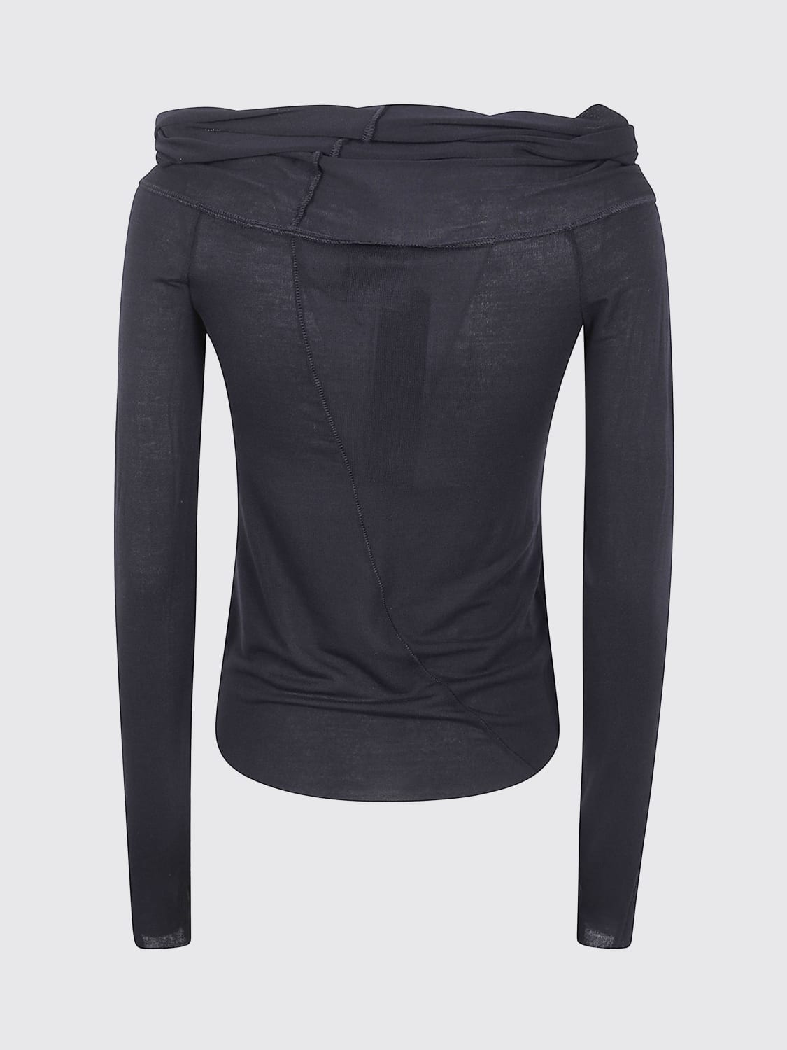 THOM KROM TOP: Hemdbluse damen Thom Krom, Schwarz - Img 2