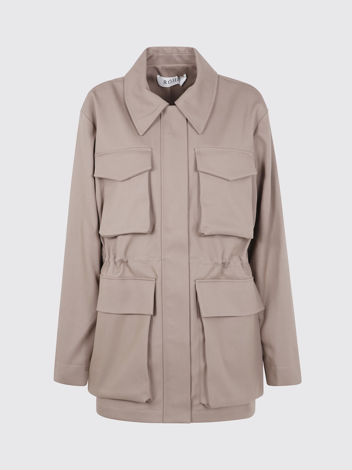 ROHE CHAQUETA: Chaqueta mujer Rohe, Beige - Img 1