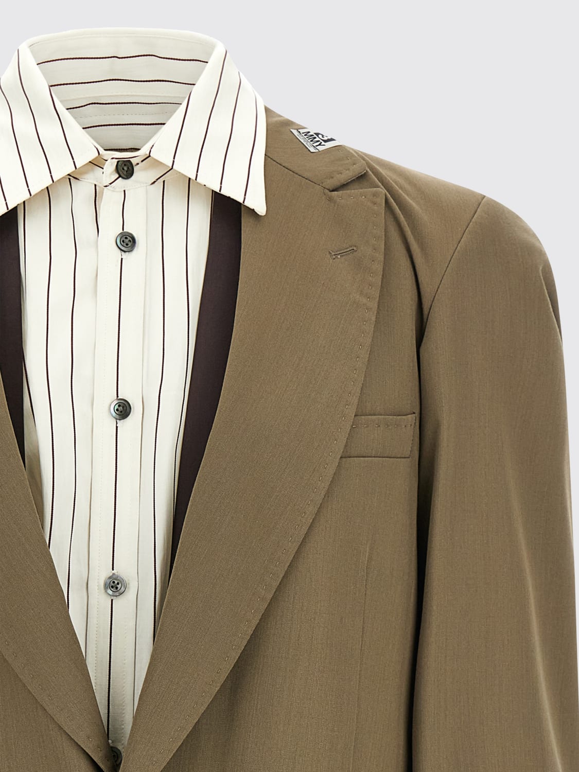 MAISON MIHARA YASUHIRO JACKET: Jacket men Maison Mihara Yasuhiro, Green - Img 3