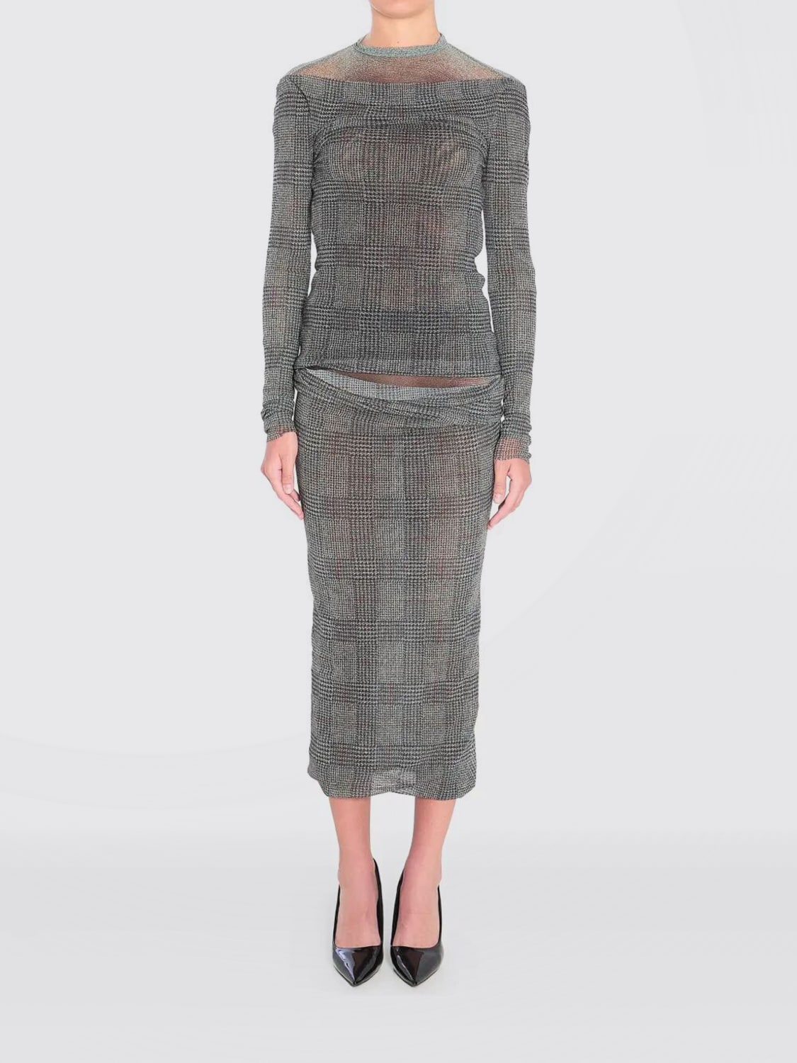 JEAN PAUL GAULTIER TOP: Top woman Jean Paul Gaultier, Grey - Img 2