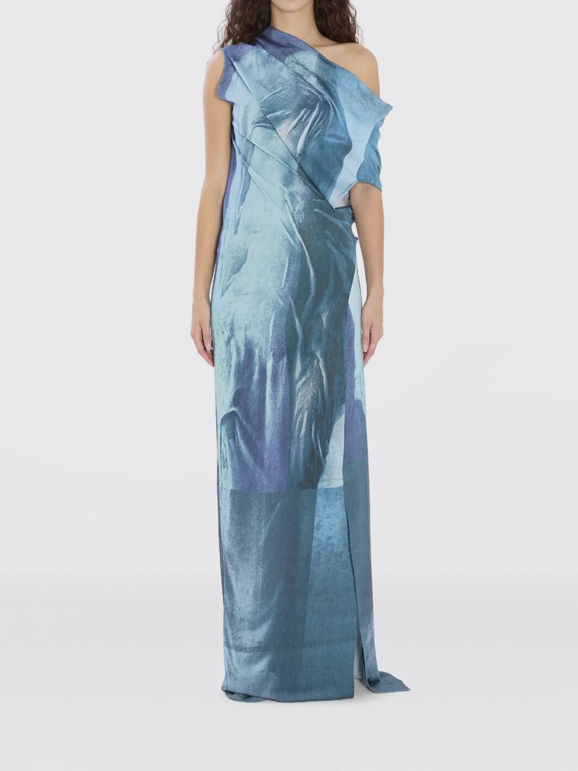 JEAN PAUL GAULTIER ROBE: Robe femme Jean Paul Gaultier, Bleu Azur - Img 3