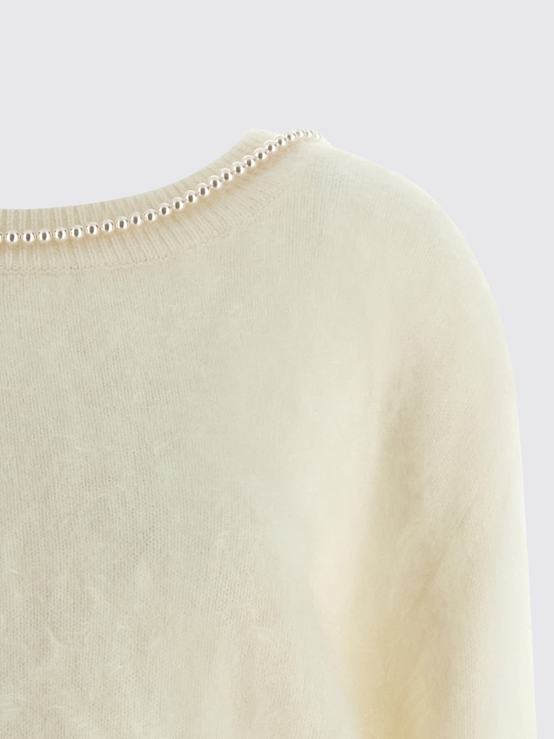 BERNADETTE PULLOVER: Strickjacke damen Bernadette, Weiß - Img 3