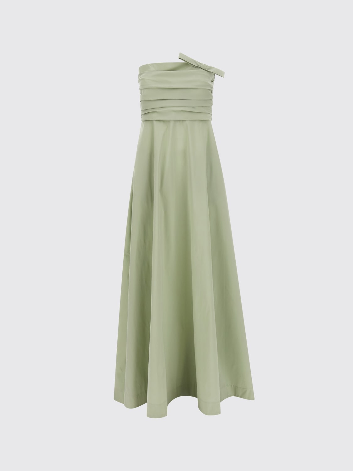 BERNADETTE ABITO: Abito Lucinda in taffetà Bernadette, Verde - Img 2