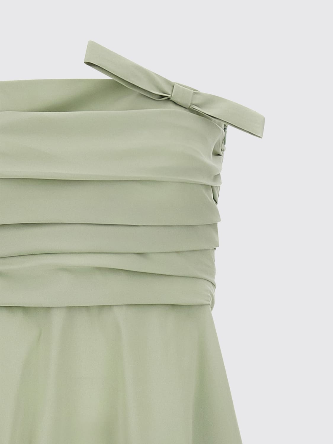 BERNADETTE ABITO: Abito Lucinda in taffetà Bernadette, Verde - Img 4