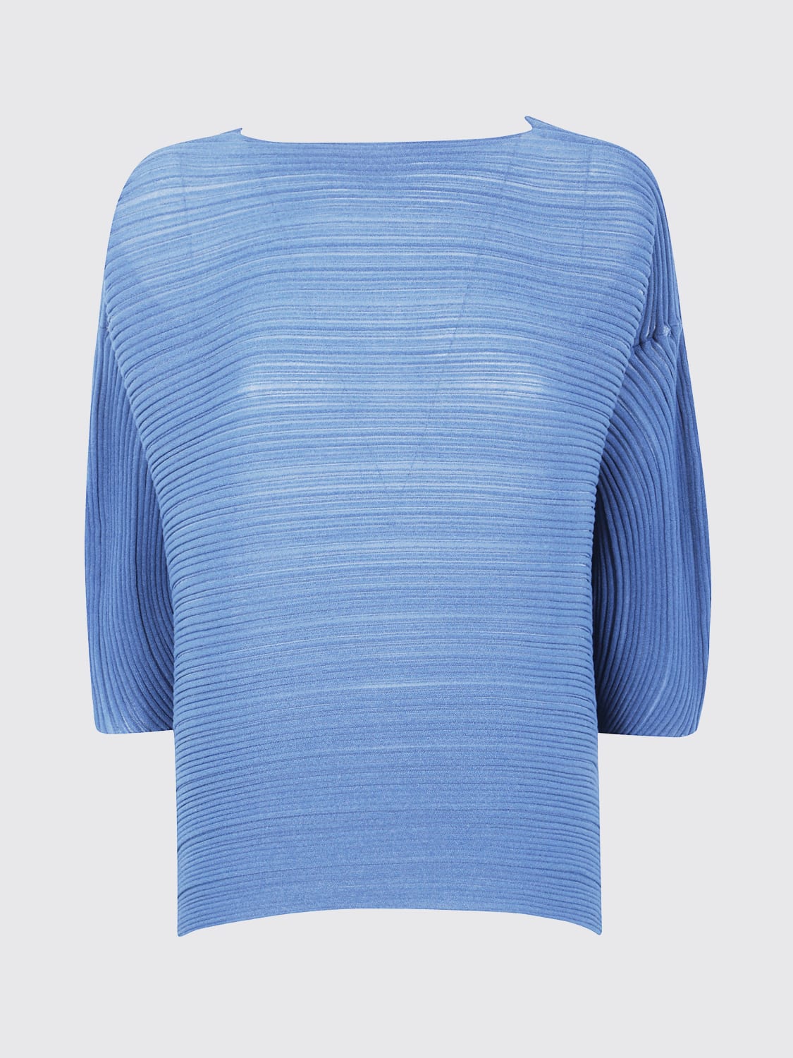 PLEATS PLEASE ISSEY MIYAKE TOP: Shirt woman Pleats Please Issey Miyake, Gnawed Blue - Img 1