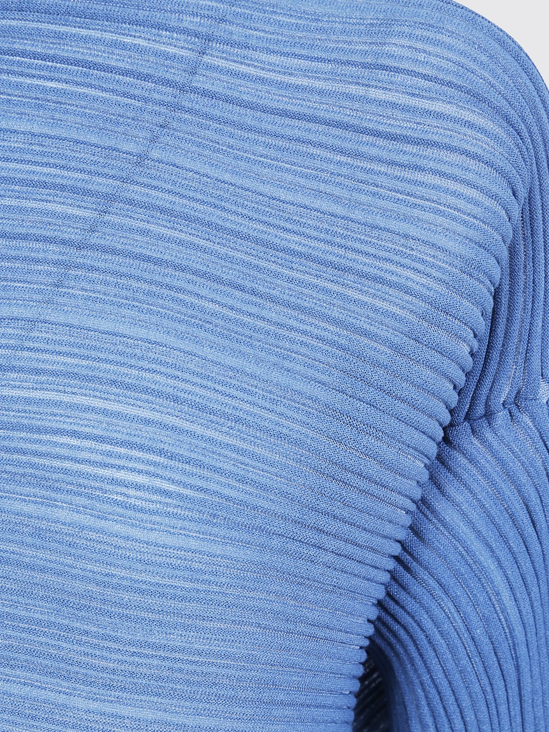 PLEATS PLEASE ISSEY MIYAKE TOP: Shirt woman Pleats Please Issey Miyake, Gnawed Blue - Img 3