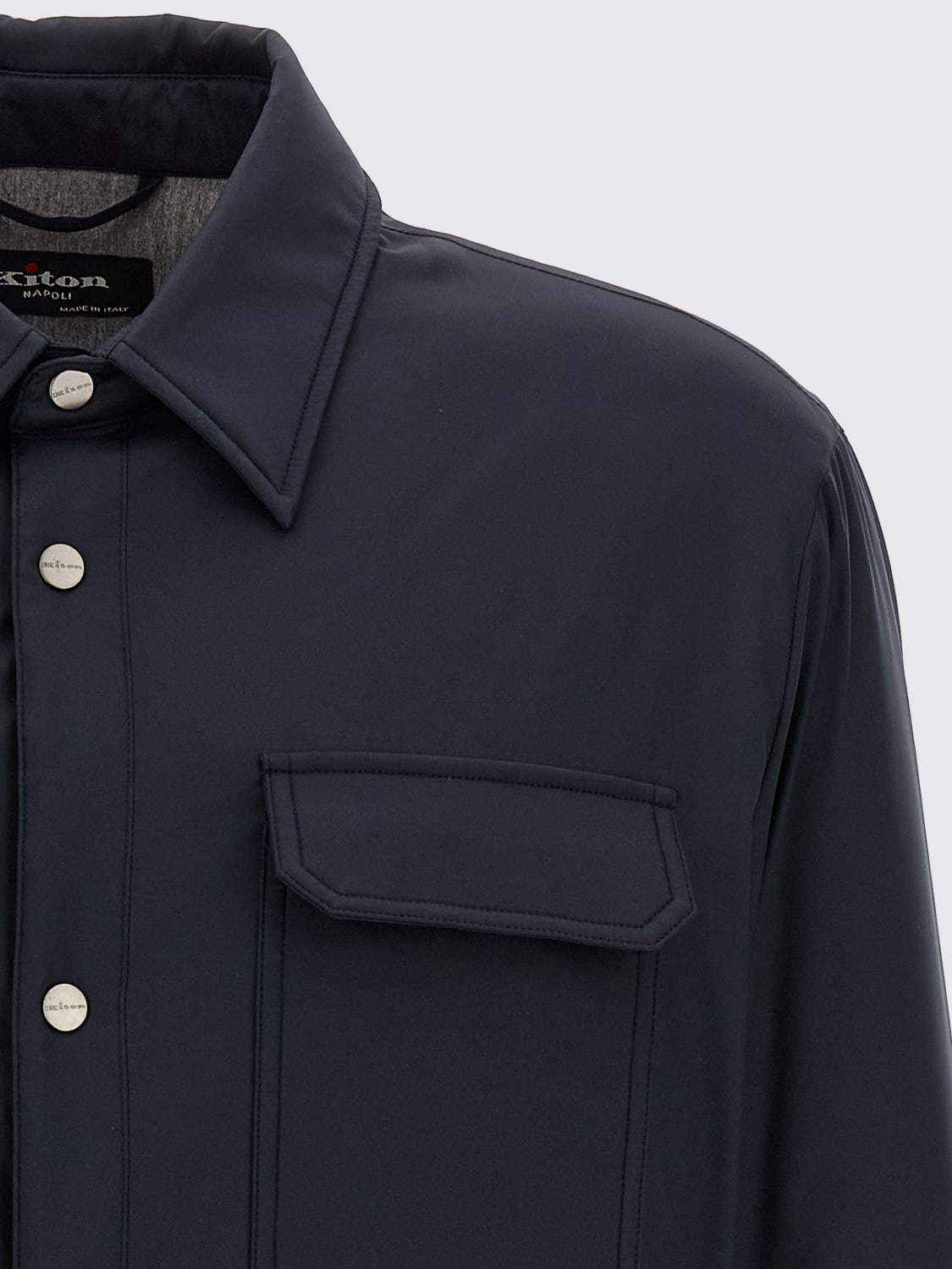 KITON JACKET: Jacket men Kiton, Blue - Img 4