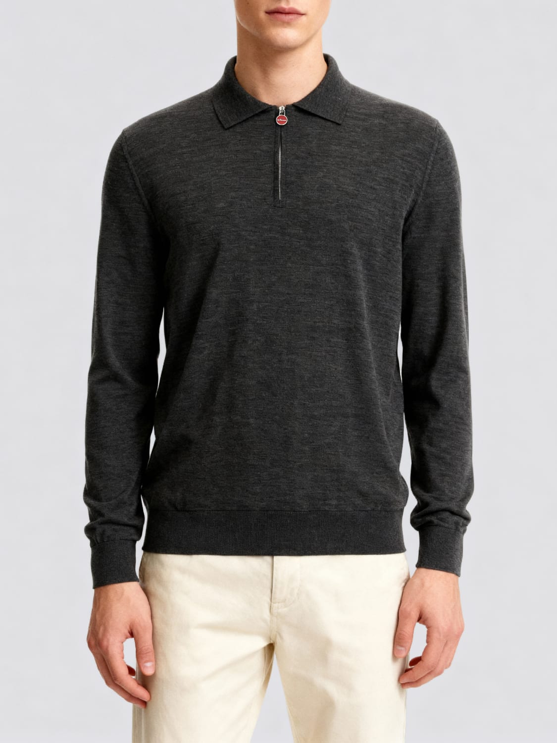 KITON POLO SHIRT: Polo shirt men Kiton, Grey - Img 1