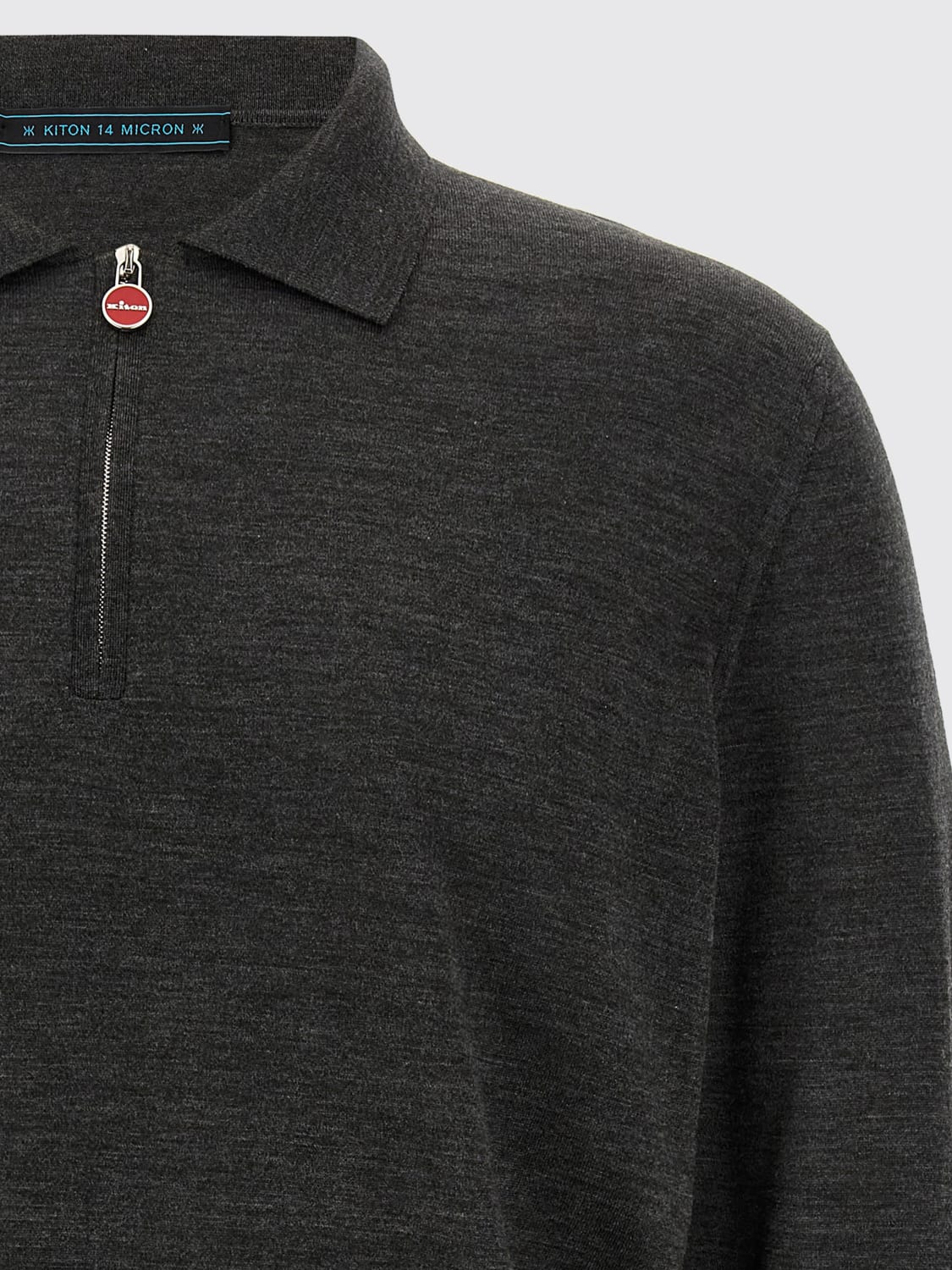 KITON POLO SHIRT: Polo shirt men Kiton, Grey - Img 4