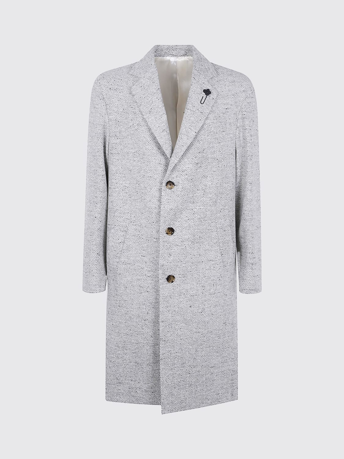 LARDINI COAT: Coat men Lardini, Grey - Img 1