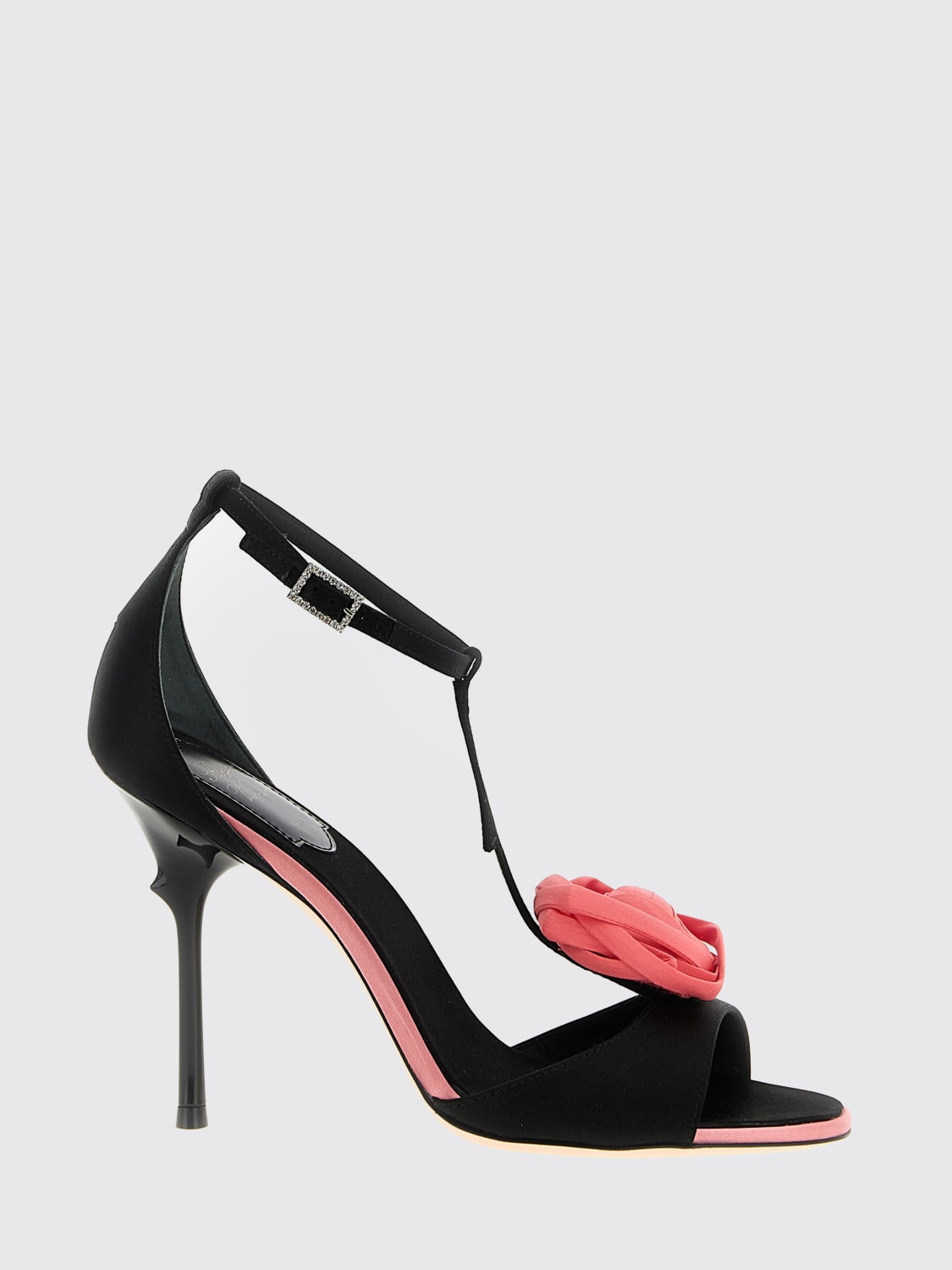ROGER VIVIER SANDALIAS DE TACÓN: Sandalias planas mujer Roger Vivier, Negro - Img 1