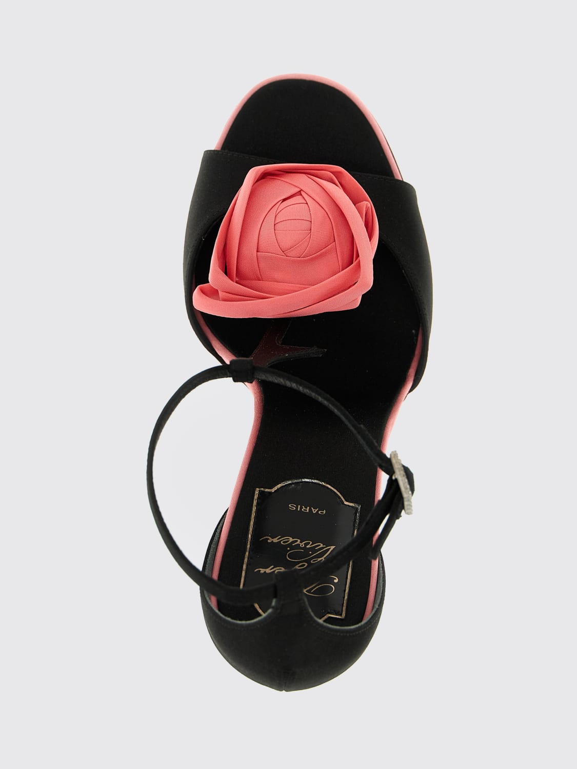 ROGER VIVIER SANDALIAS DE TACÓN: Sandalias planas mujer Roger Vivier, Negro - Img 4