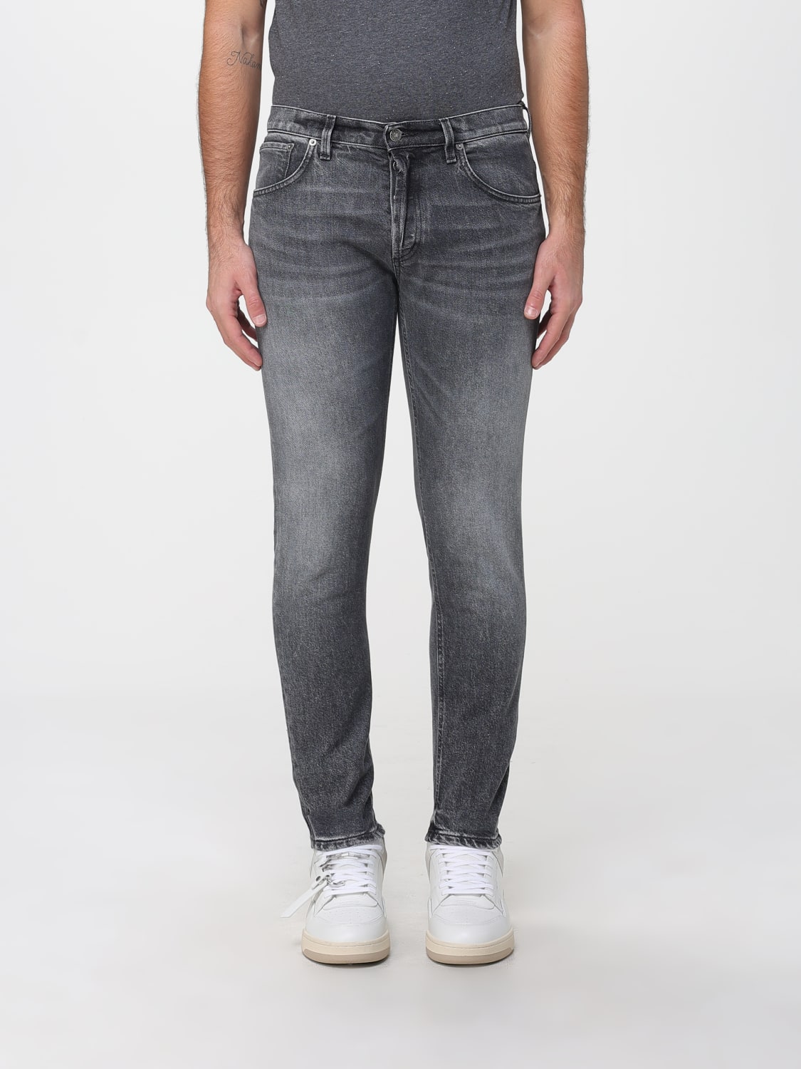 DONDUP JEANS: Pants men Dondup, Black - Img 1