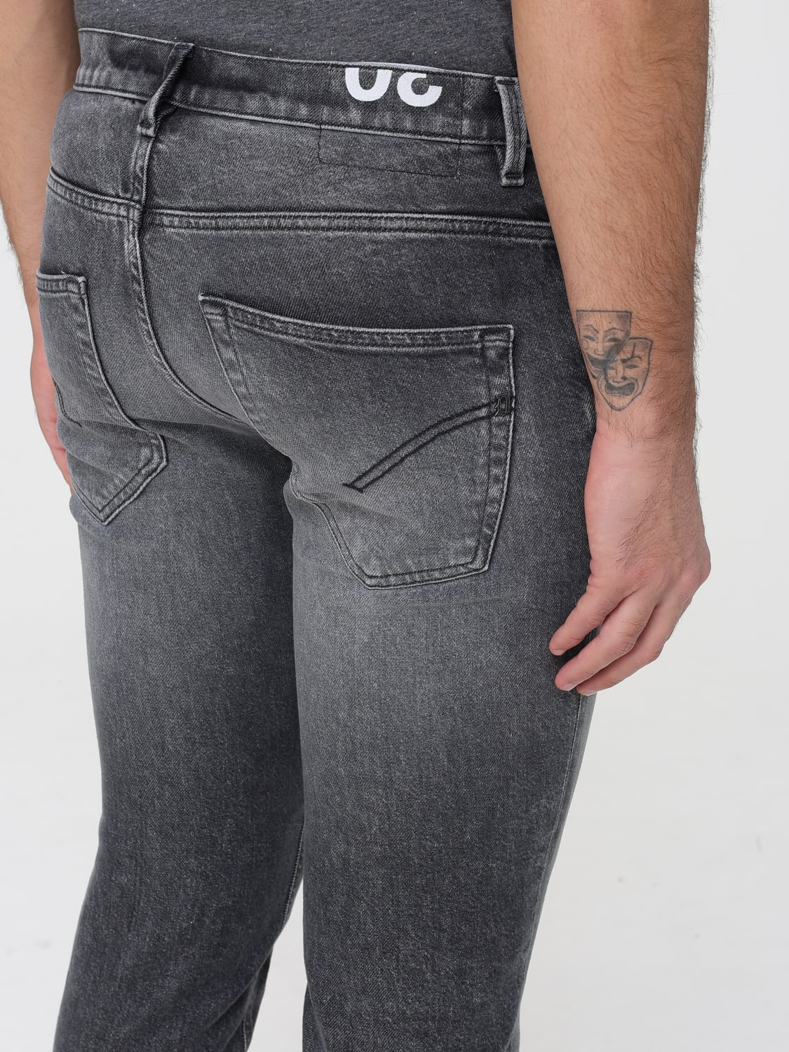 DONDUP JEANS: Pants men Dondup, Black - Img 3