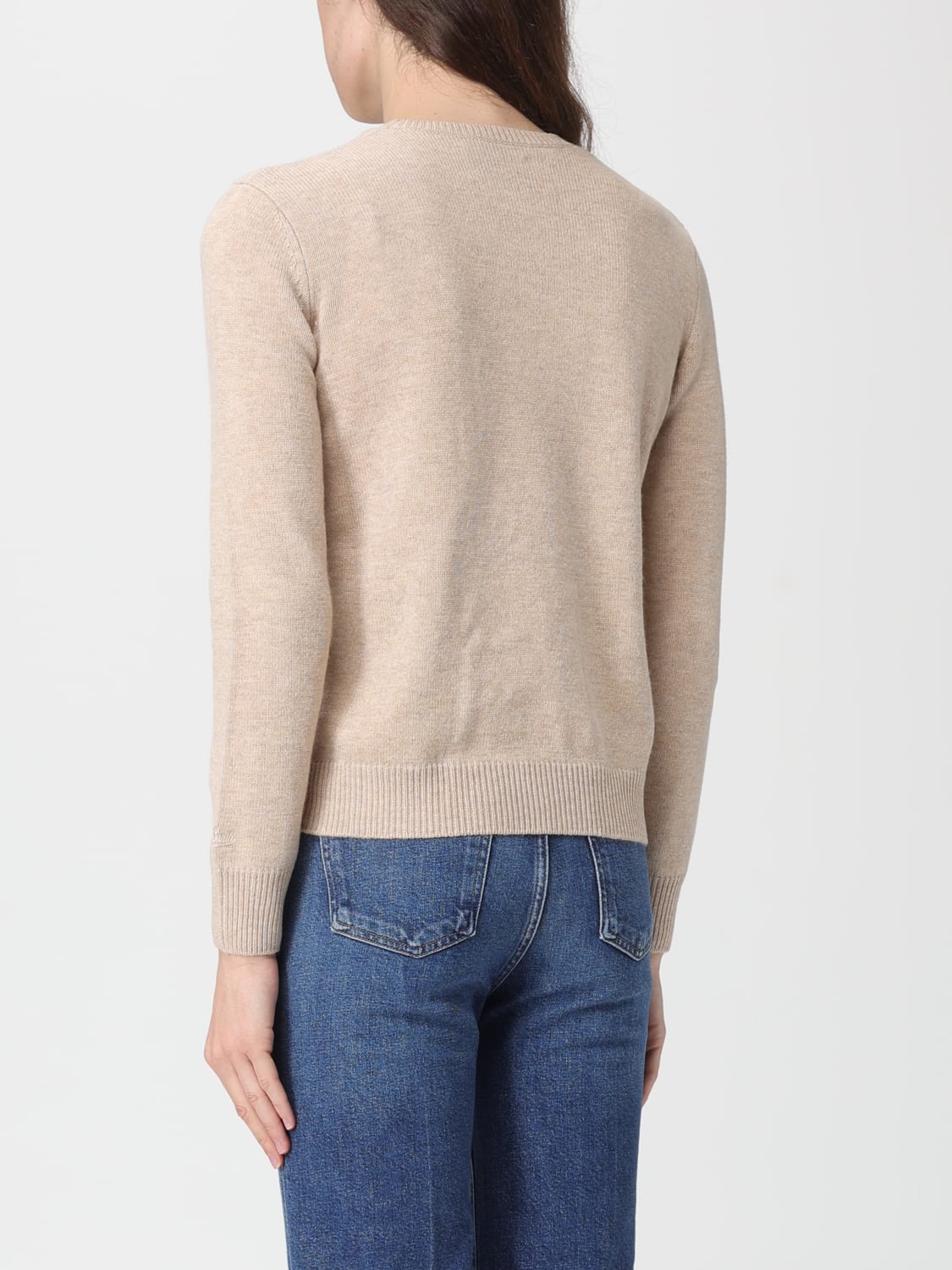 MC2 SAINT BARTH SWEATER: Sweater woman Mc2 Saint Barth, Beige - Img 2