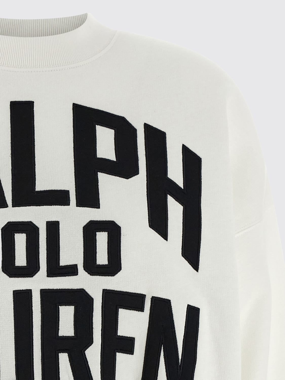 POLO RALPH LAUREN SUDADERA: Jersey mujer Polo Ralph Lauren, Blanco - Img 4