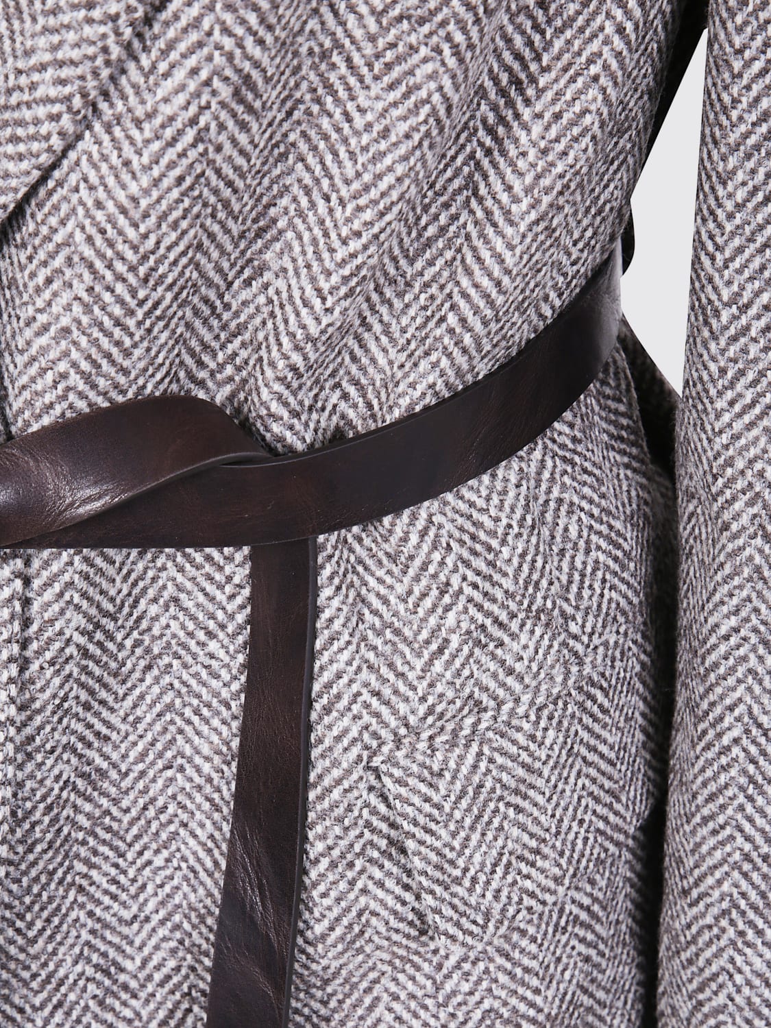 BRUNELLO CUCINELLI VESTE: Veste femme Brunello Cucinelli, Marron - Img 3