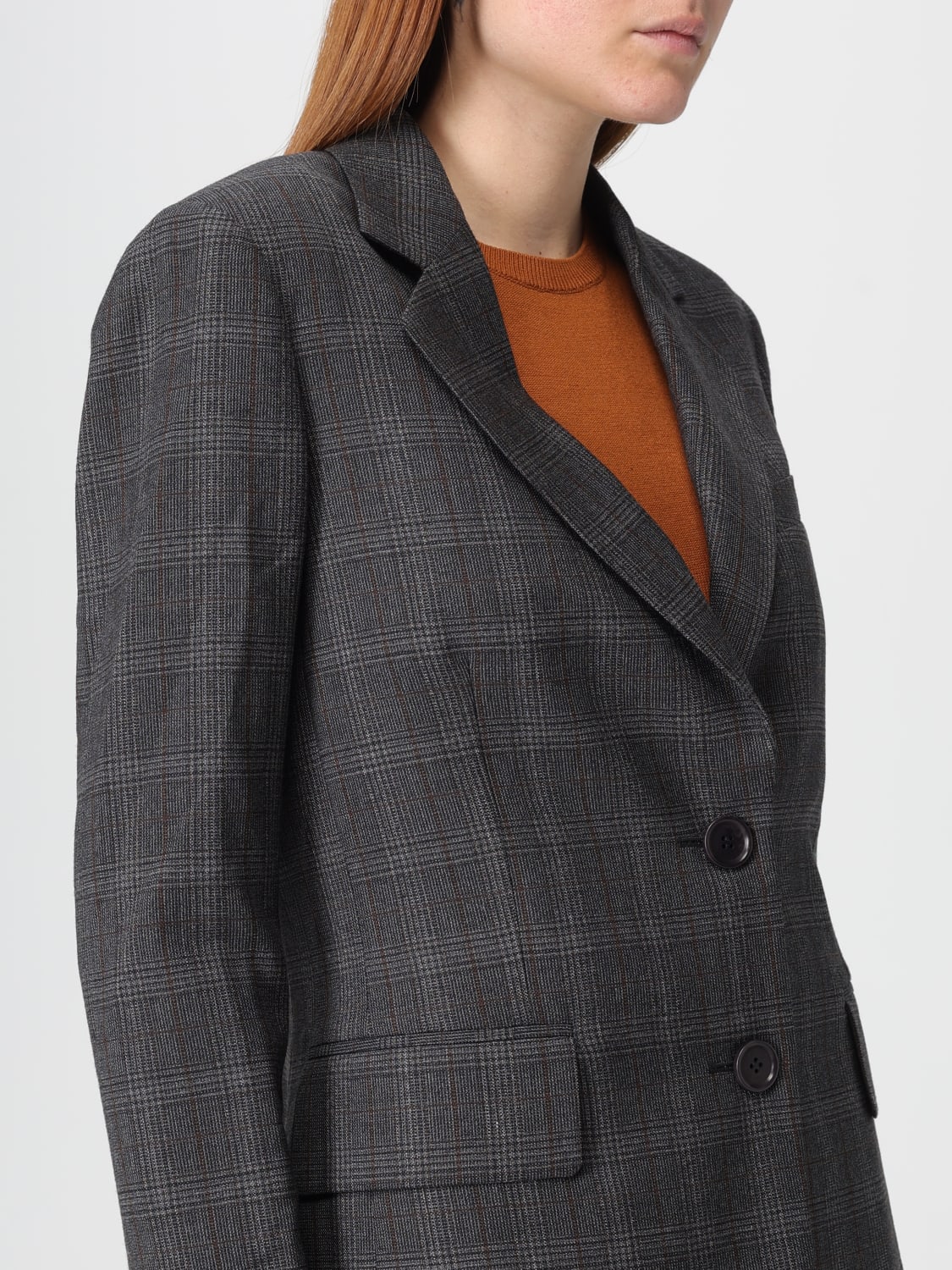 ASPESI 外套: 外套 女士 Aspesi, 印花/多色 - Img 4