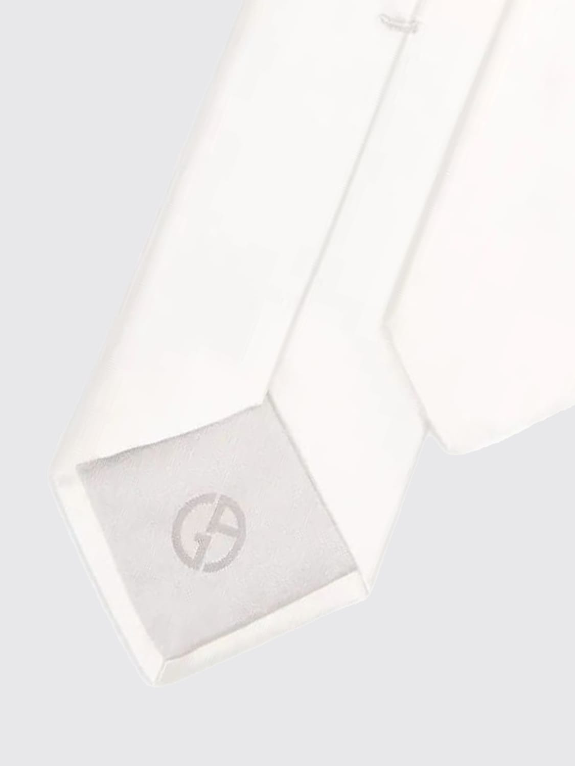 GIORGIO ARMANI TIE: Tie men Giorgio Armani, White - Img 2