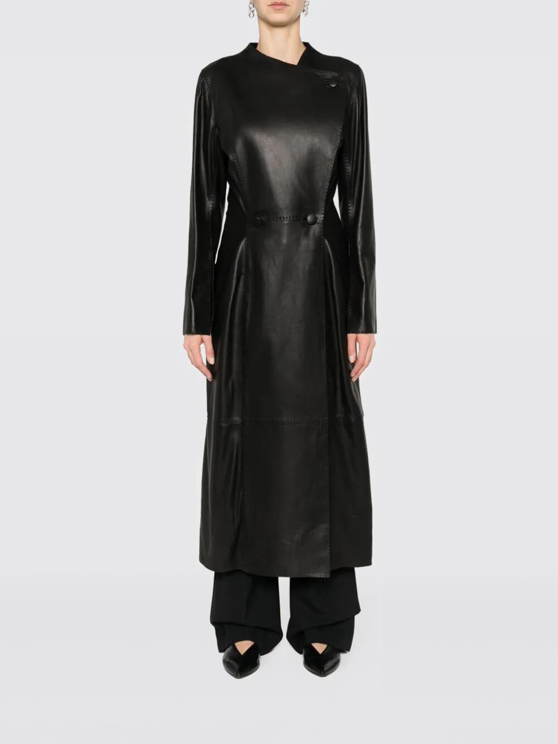 BY MALENE BIRGER COAT: Coat woman by Malene Birger, Black - Img 1