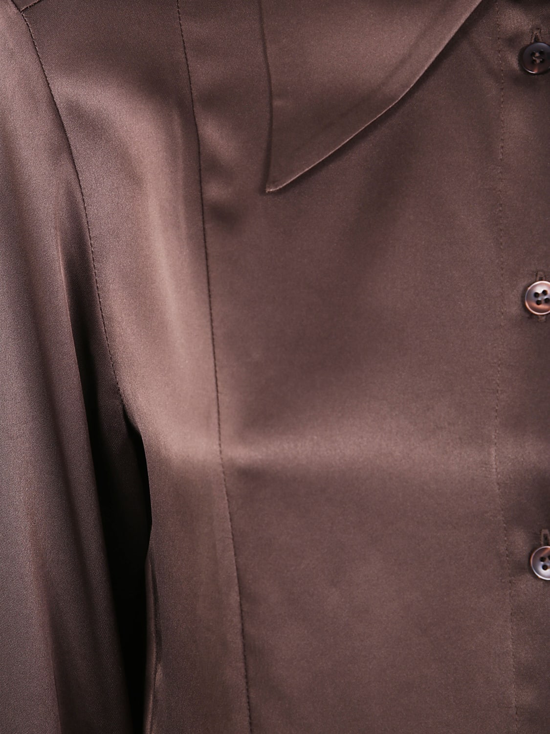 BY MALENE BIRGER HEMDBLUSE: Hemdbluse damen by Malene Birger, Braun - Img 3