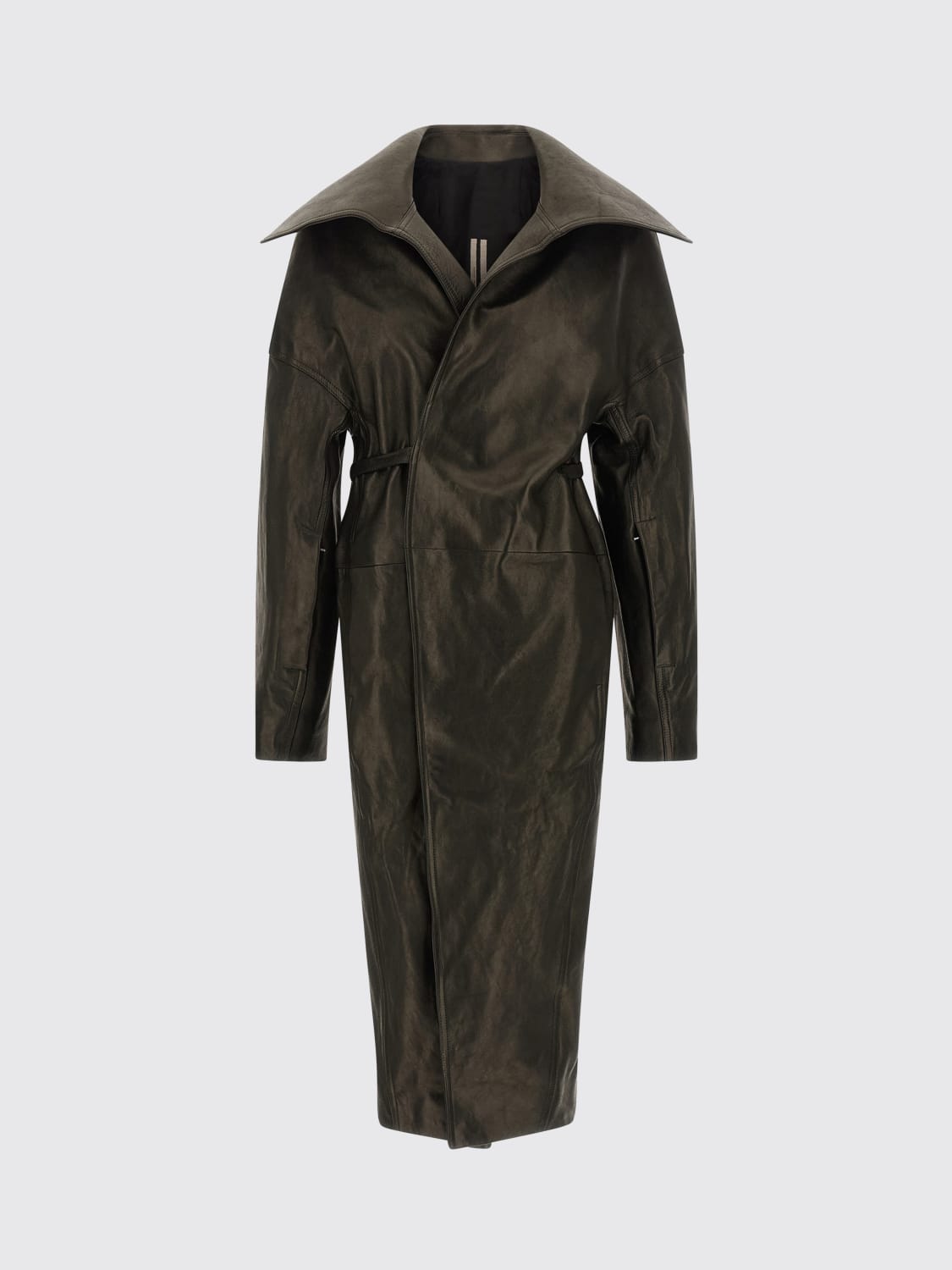 RICK OWENS JACKET: Trench coat woman Rick Owens, Black - Img 1