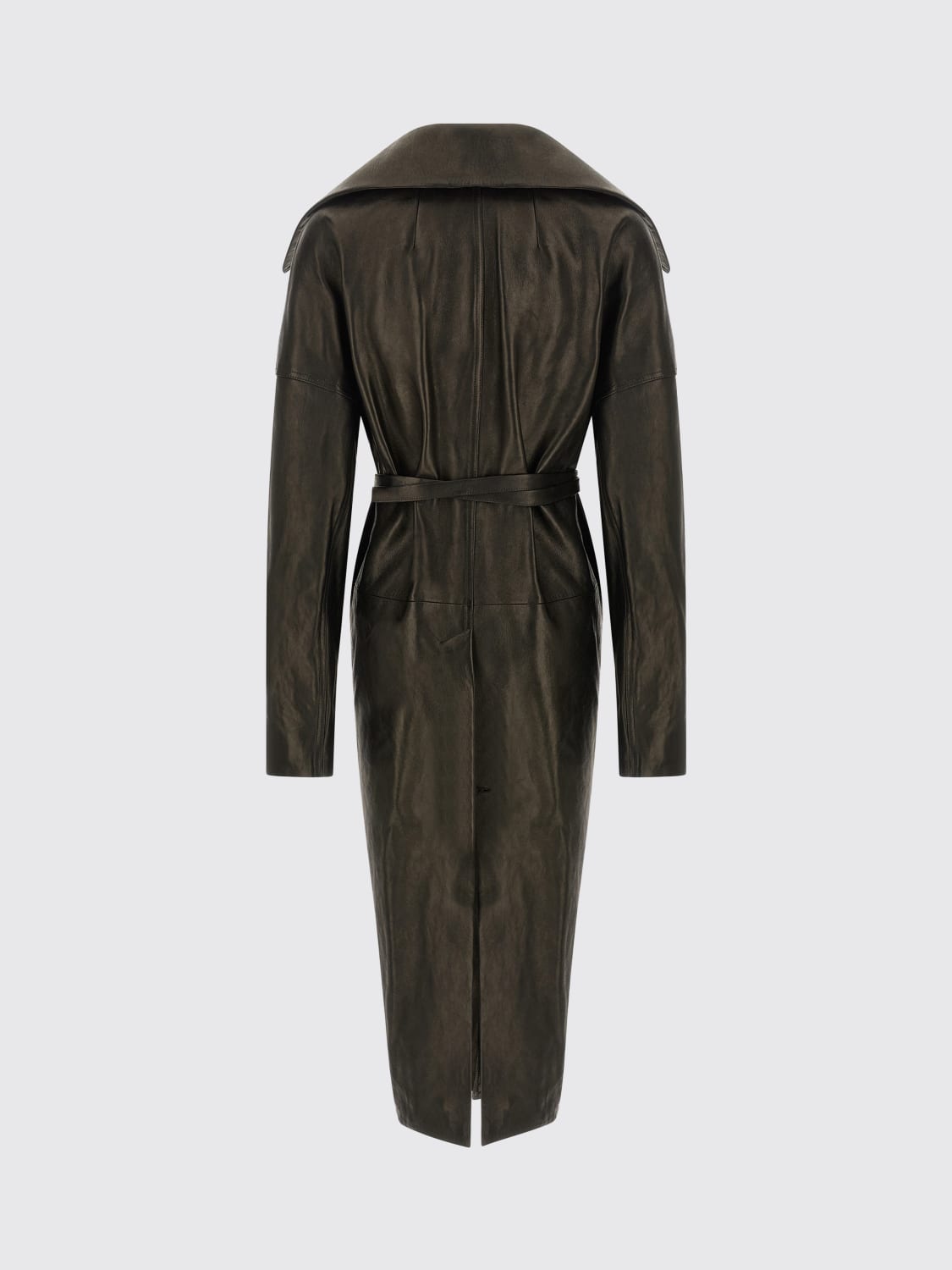 RICK OWENS JACKET: Trench coat woman Rick Owens, Black - Img 2