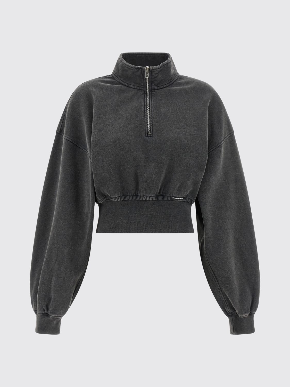 T BY ALEXANDER WANG SUDADERA: Jersey mujer T by Alexander Wang, Gris - Img 2