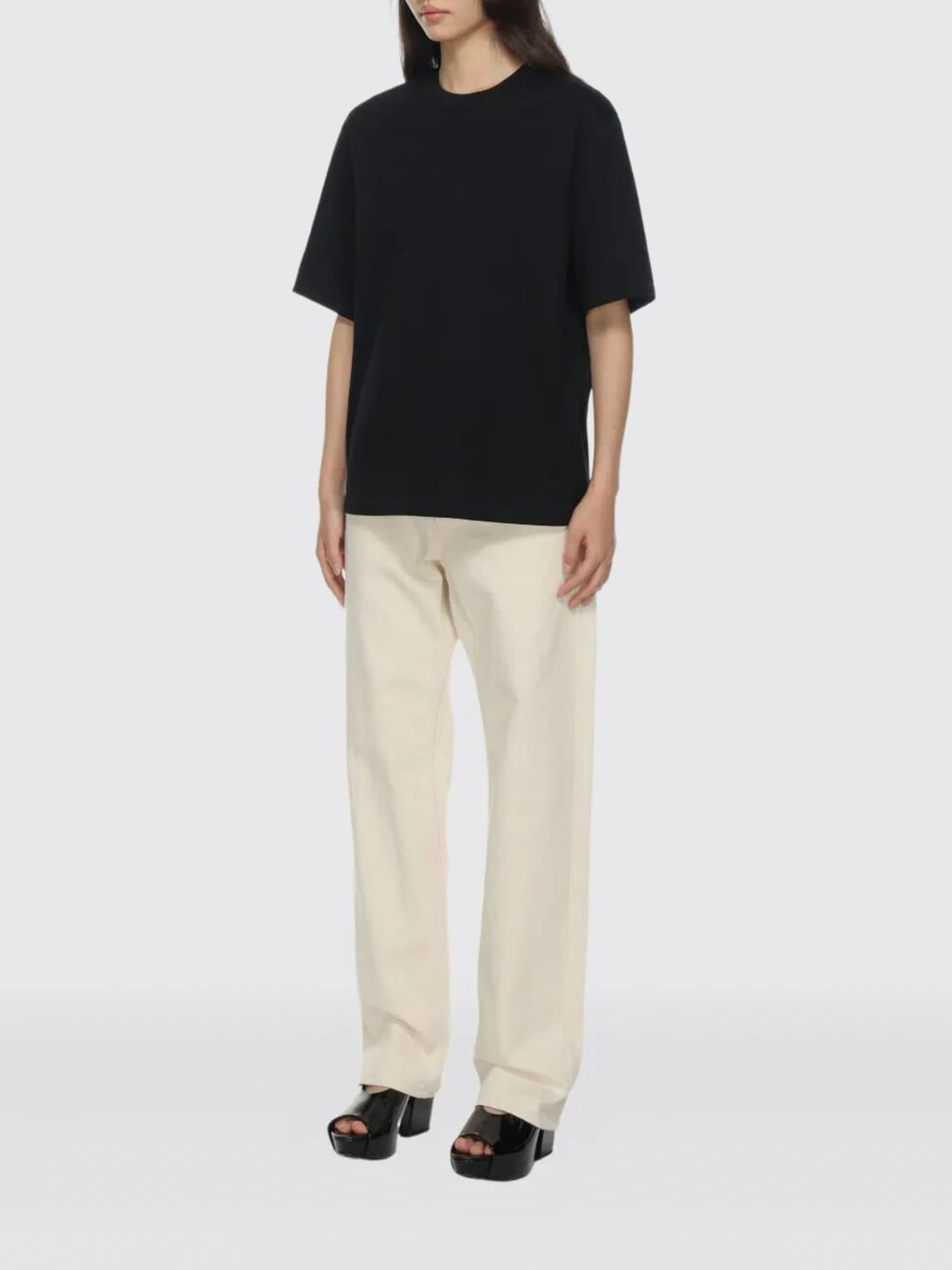 CARVEN T-SHIRTS: T-shirts in cotone basic Carven, Nero - Img 2