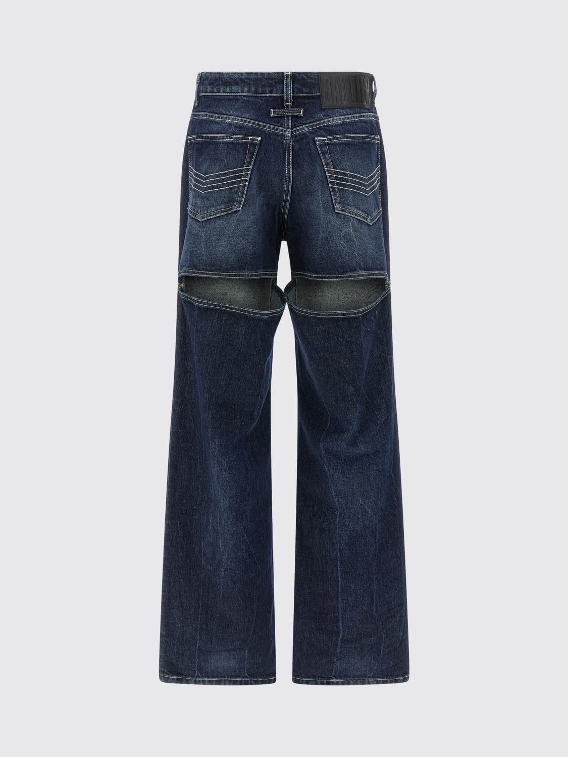 JEAN PAUL GAULTIER 牛仔裤: 牛仔裤 女士 Jean Paul Gaultier, 蓝色 - Img 2