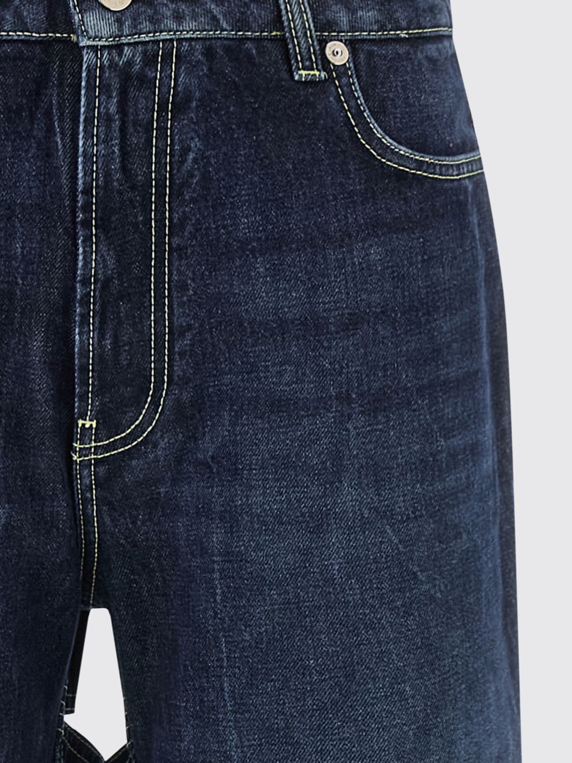 JEAN PAUL GAULTIER 牛仔裤: 牛仔裤 女士 Jean Paul Gaultier, 蓝色 - Img 3