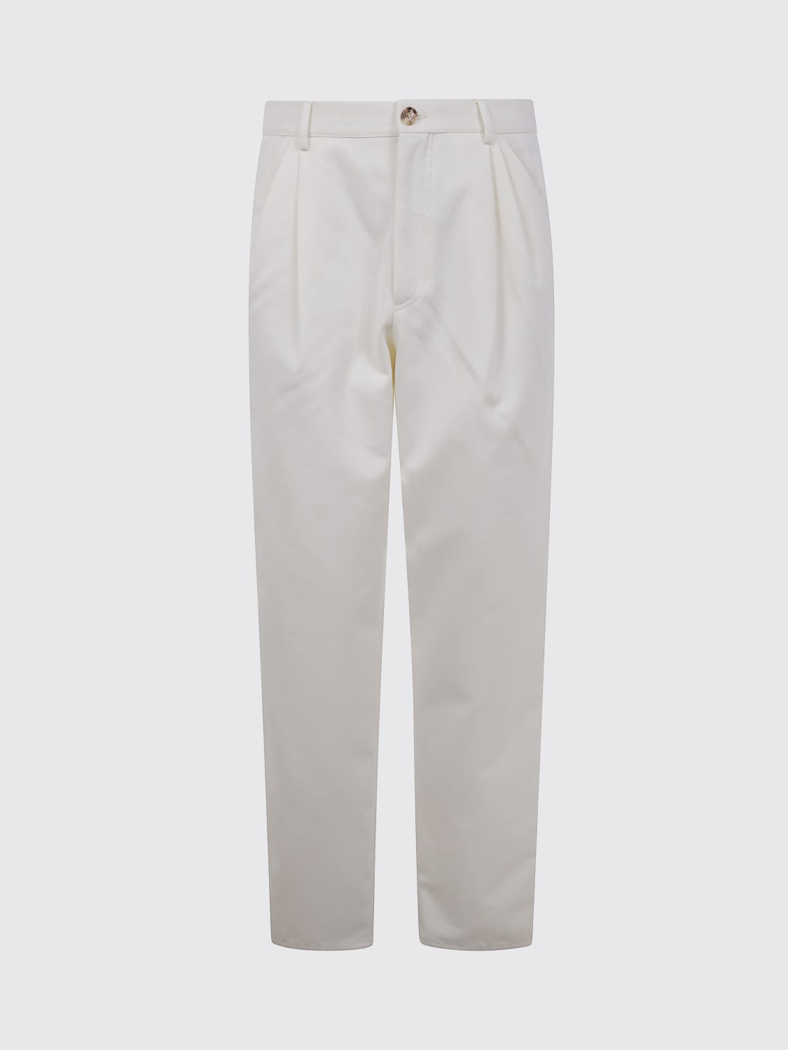 BRUNELLO CUCINELLI PANTS: Pants men Brunello Cucinelli, White - Img 1