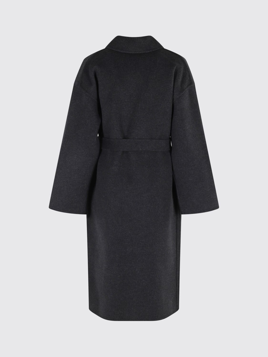 SEMICOUTURE CAPPOTTO: Cappotto a doppiopetto in cotone Semicouture, Antracite - Img 2