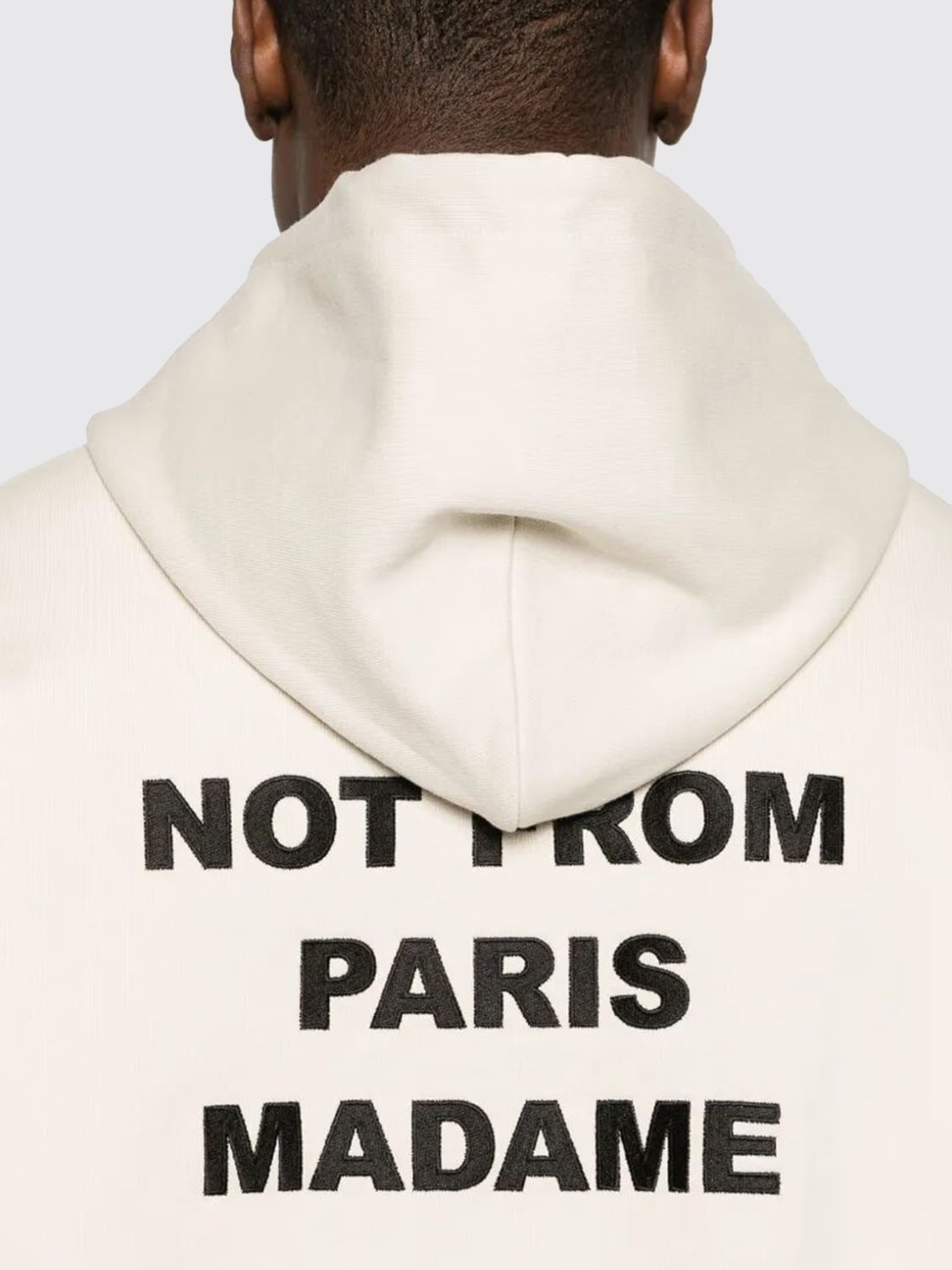 DRÔLE DE MONSIEUR SWEATSHIRT: Sweatshirt men Drôle De Monsieur, Mastic - Img 2