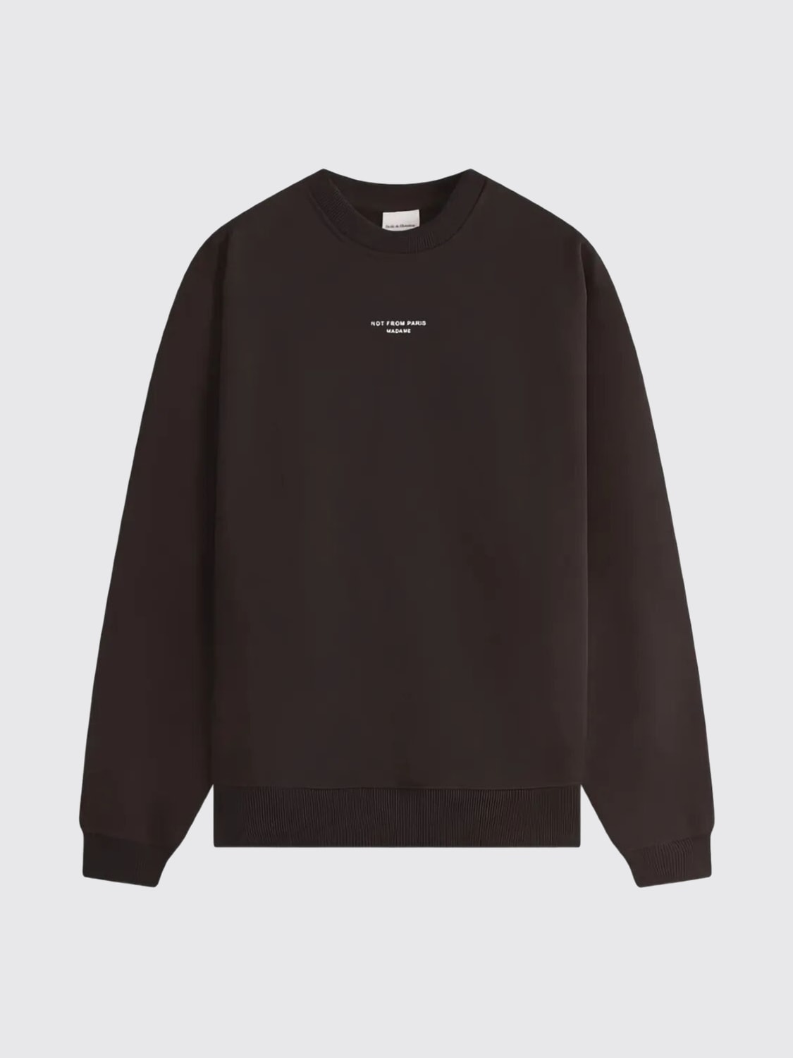 DRÔLE DE MONSIEUR 卫衣: 卫衣 男士 Drôle De Monsieur, 棕色 - Img 1