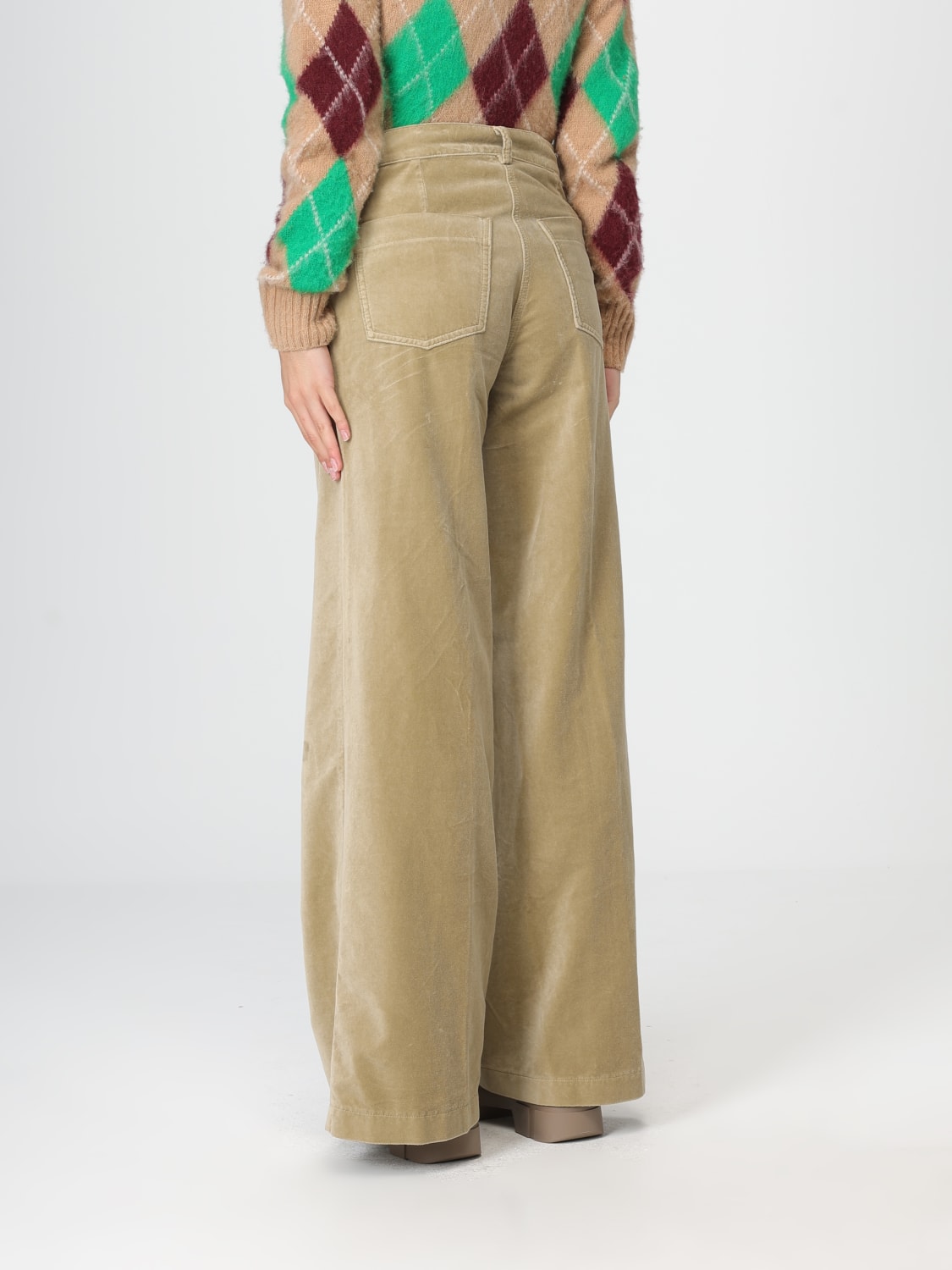 ASPESI PANTS: Pants woman Aspesi, Kaki - Img 2