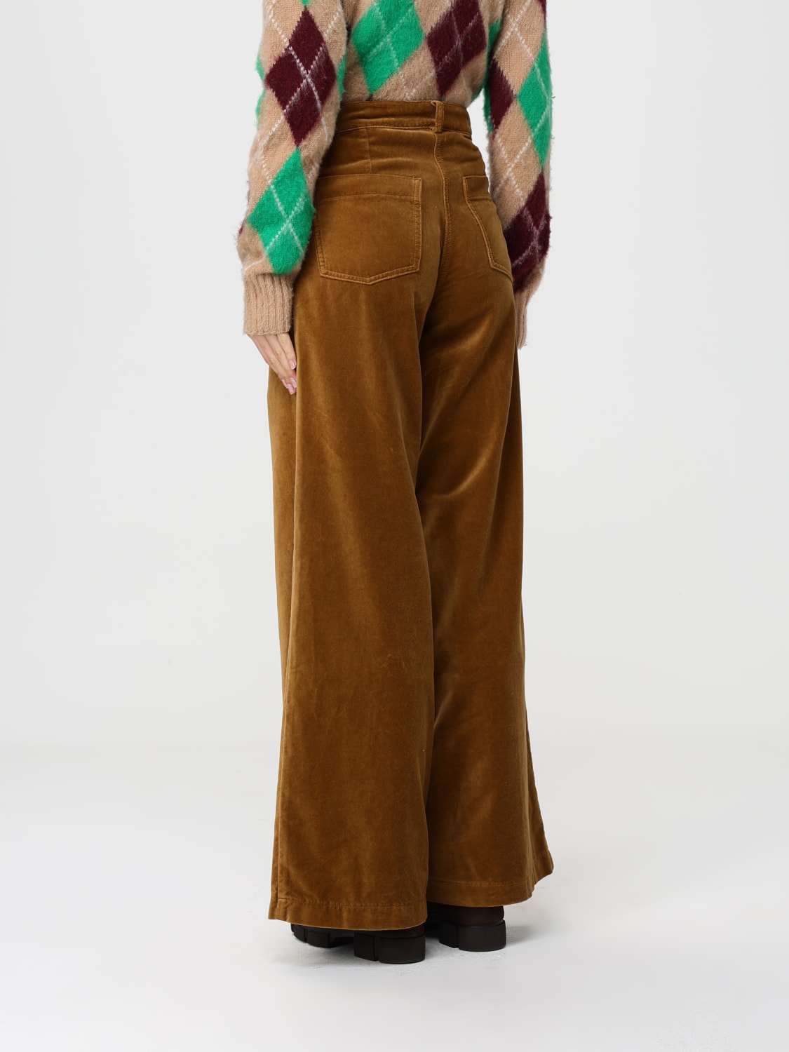 ASPESI PANTS: Pants woman Aspesi, Biscuit - Img 2