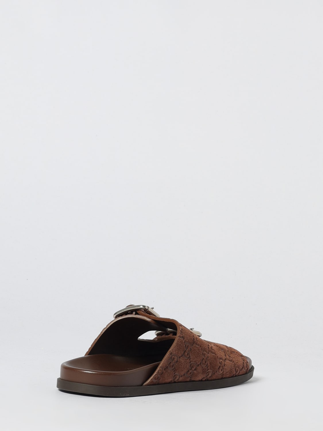 GUCCI SANDALS: Sneakers men Gucci, Brown - Img 3
