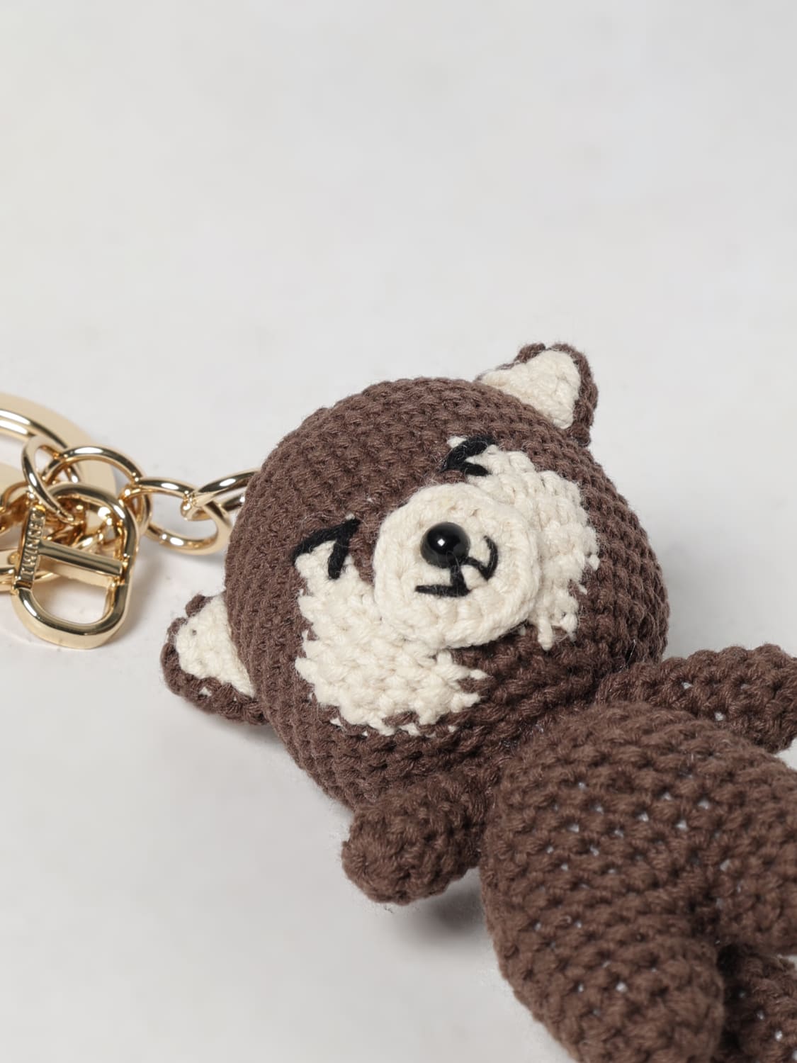 TWINSET SCHLÜSSELANHÄNGER: Schlüsselanhänger damen Twinset, Braun - Img 2