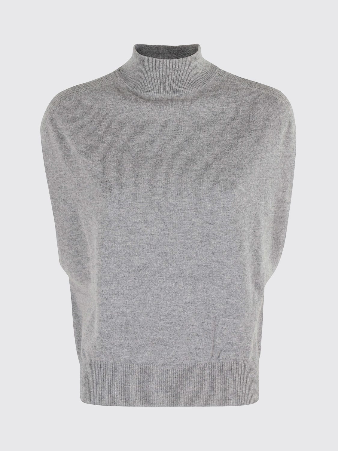 SEMICOUTURE MAGLIA: Maglia a dolcevita Verity in misto cashmere Semicouture, Grigio - Img 1