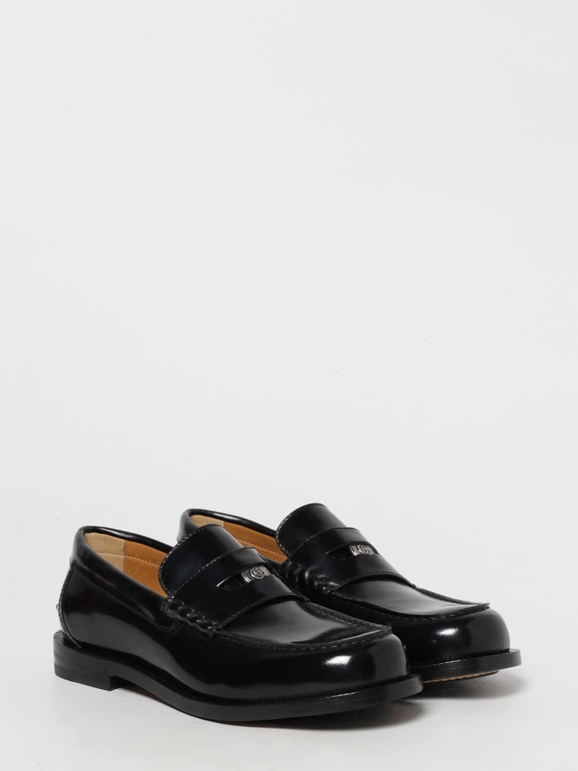GUCCI LOAFERS: Loafers men Gucci, Black - Img 2