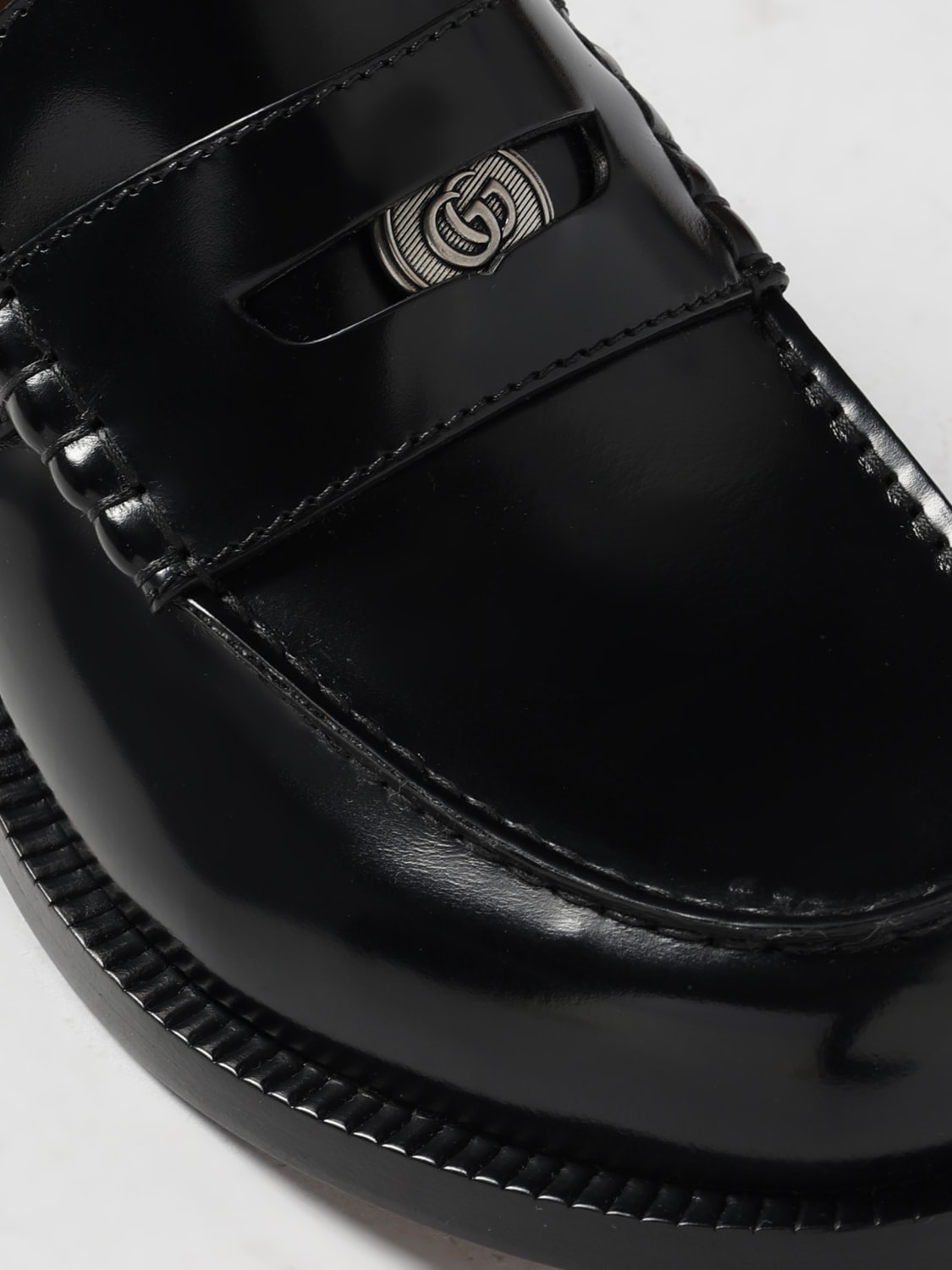 GUCCI LOAFERS: Loafers men Gucci, Black - Img 4