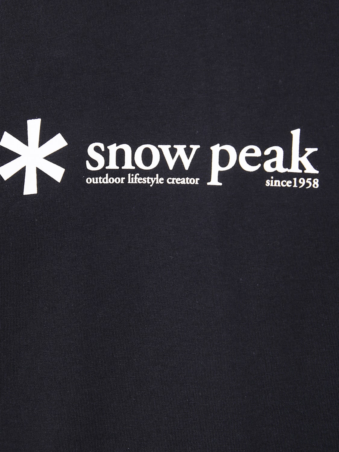 SNOW PEAK T恤: T恤 男士 Snow Peak, 黑色 - Img 3